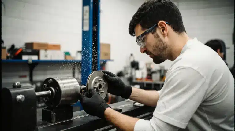 Home 27 a documentary style photograph inside the clean modern brake specialist workshop maintaining the vi dc2yb07ykra0t8910jkk 0